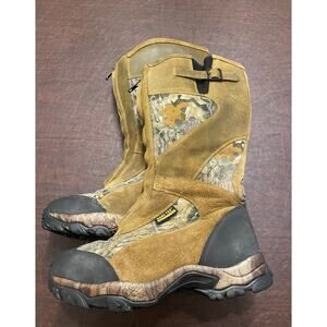 Cabelas 81-2161 Insulated Gore-Tex Camo Zip Up Hunting Boot Sze 10.5 Supprescent